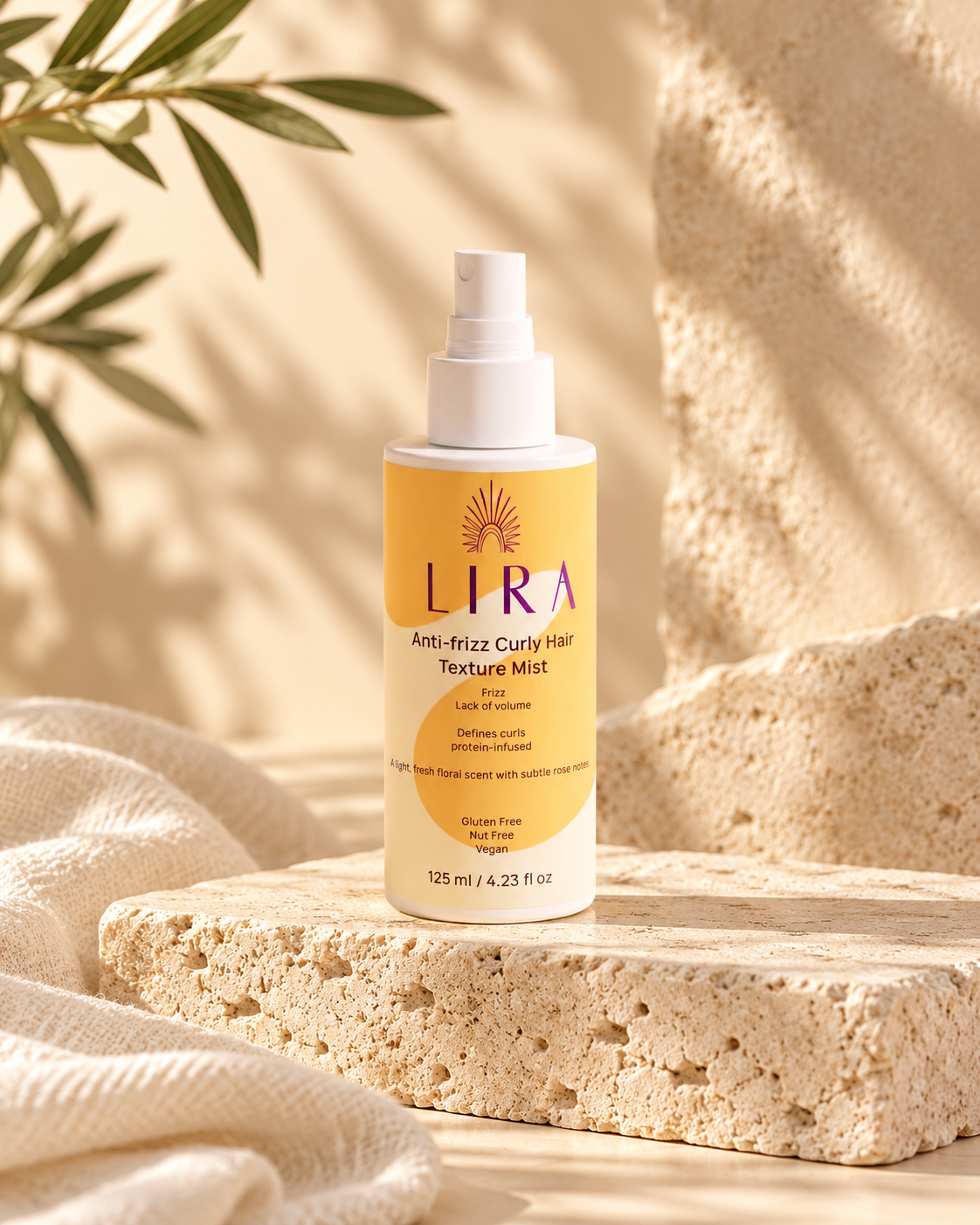 Anti-frizz Curly Hair Texture Mist - Lira Hair